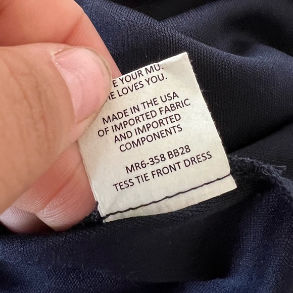 Show me your Mumu Tess Tie Mini Dress in Bloom Bloom - Picture 7 of 9